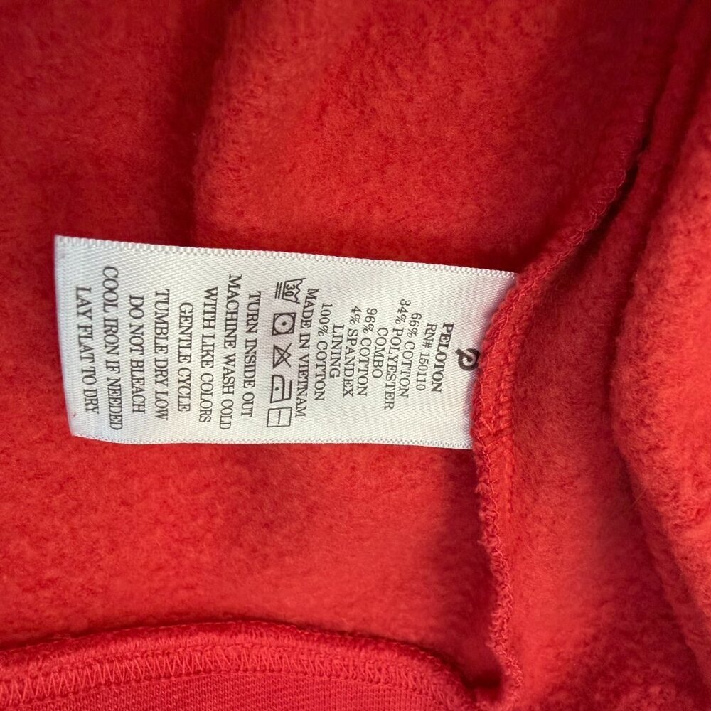 ❤️ Peloton Red Full-Zip Hoodie – Women’s XL - Picture 5 of 7
